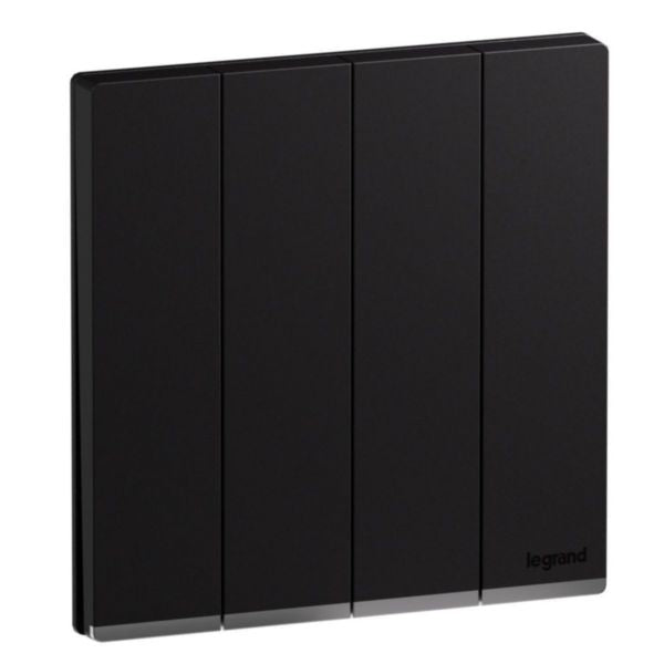 Legrand Galion Up Graphite - 4Gang 2Way