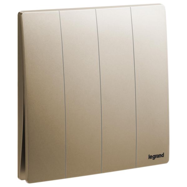 Legrand Mallia Senses Dark Bronze - 4Gang 2Way