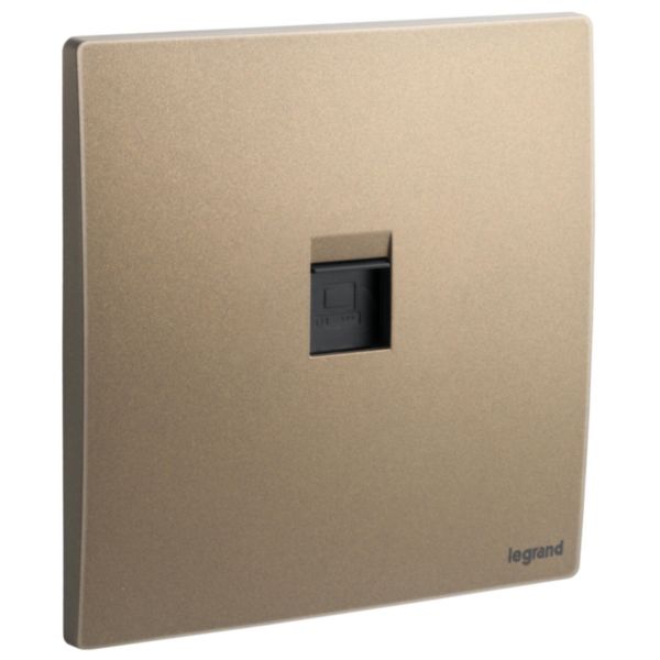 Legrand Mallia Senses Dark Bronze - Cat6 Data Socket