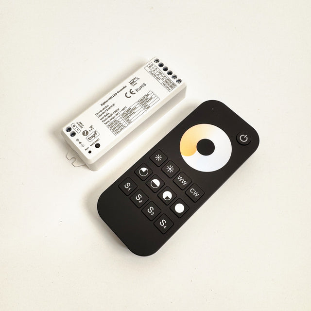 LED dimmer black remote