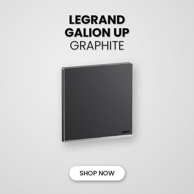 Legrand Galion Up Graphite switch and socket